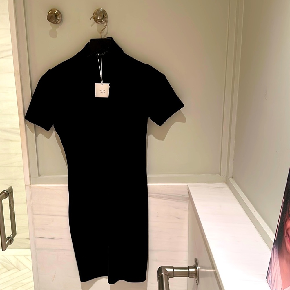 Never worn sexy polo shirt-type T-shirt dress from Zara